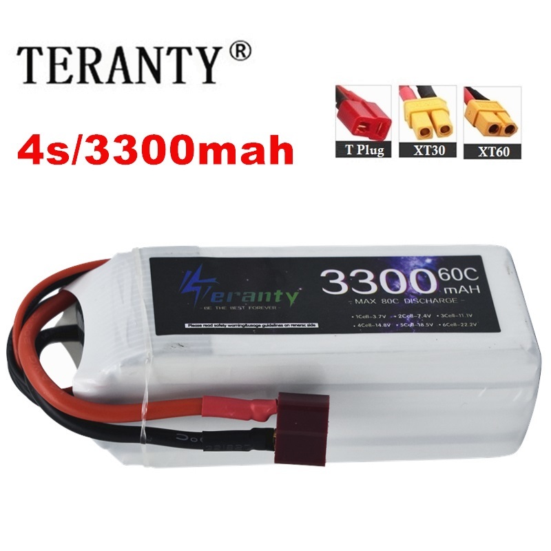Drone Battery 4S - LiPo Rechargeable Battery 4S 3300mAh 60C