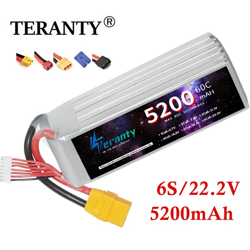 Drone Battery 6S - TERANTY 6S 5200mAh Lipo Battery 22.2V