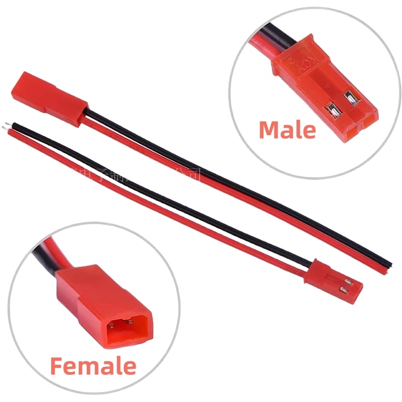 Drone Battery Connector - 20pcs 10 Pairs JST 2P Connector