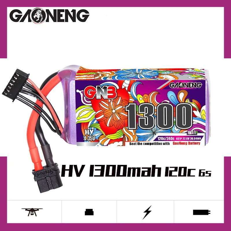 2Pcs GNB 6S Lipo Battery 22.8V - Drone Battery 6S ulasan dan harga