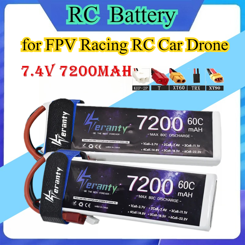 Upgrade 2S 7.4V 7200mAh 60C 6S - Drone Battery 6S ulasan dan harga