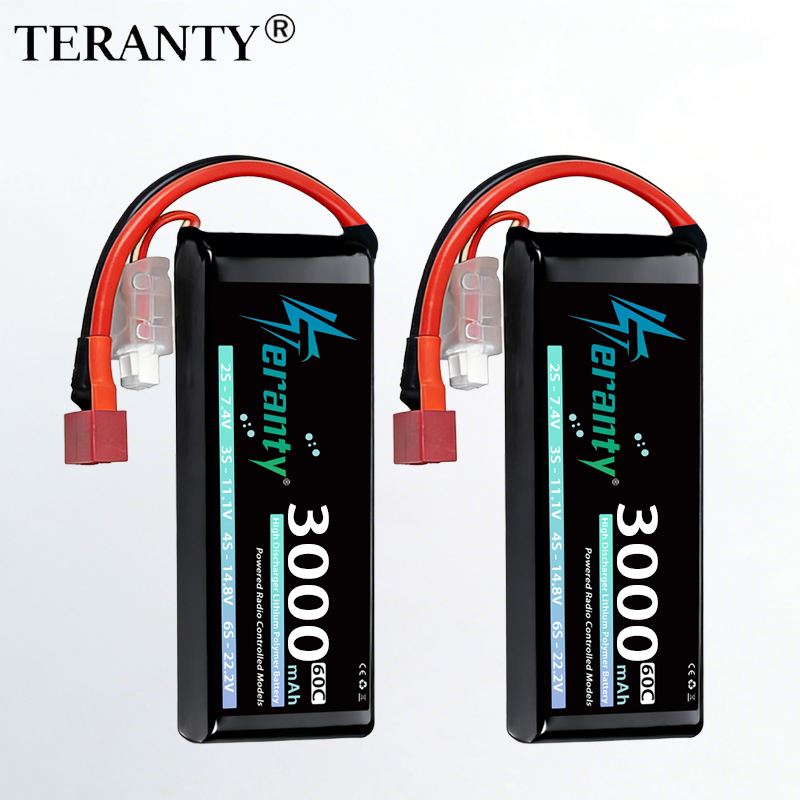 TERANTY 2S 3000mAh Lipo Batter - Drone Battery Connector ulasan dan harga