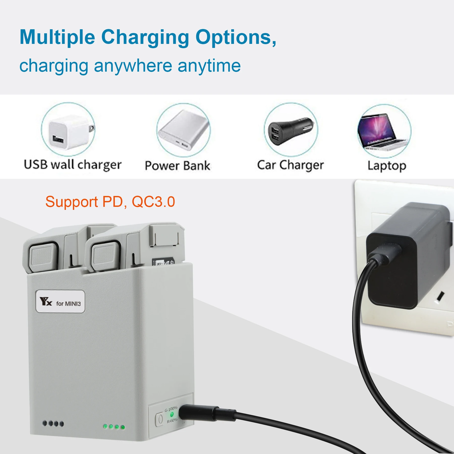 Charger Hub for DJI Mini 4 Pro - Drone Battery Smart ulasan dan harga