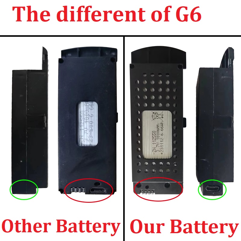 Q6 Drones Battery 3.7V 3000mAh - Drone Battery Li-Ion ulasan dan harga