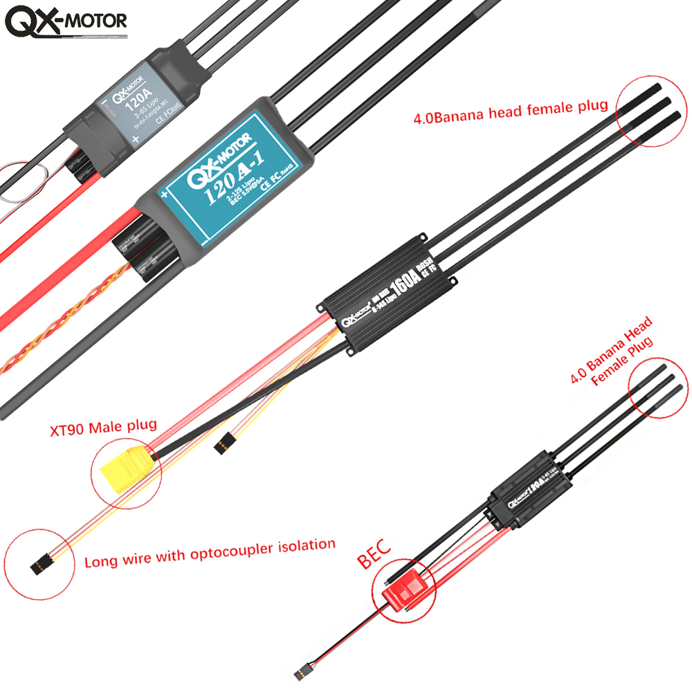 QX-MOTOR Brushless ESC series  - Drone Battery Plate ulasan dan harga