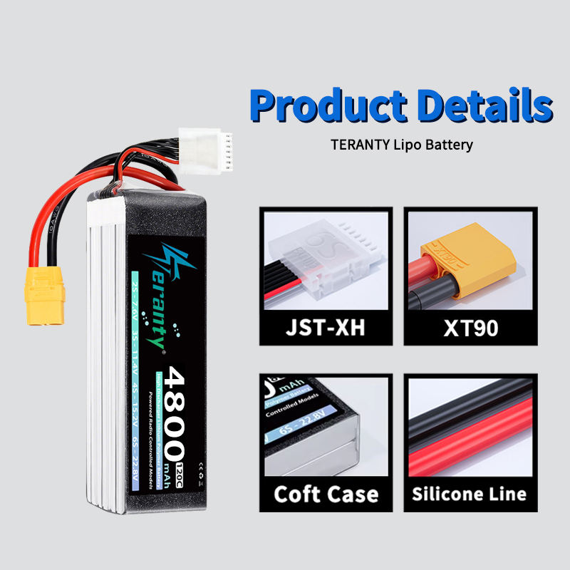 TERANTY 6S 4800mAh Lipo Batter - Drone Battery 6S ulasan dan harga