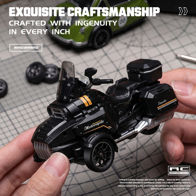 1:43 RC Drift Three-Wheeled Mo - Drone Battery Alarm ulasan dan harga