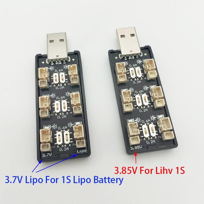 6CH USB 1S LiPo/LiHv 3.7V/4.2V - Drone Battery Balance Charger ulasan dan harga