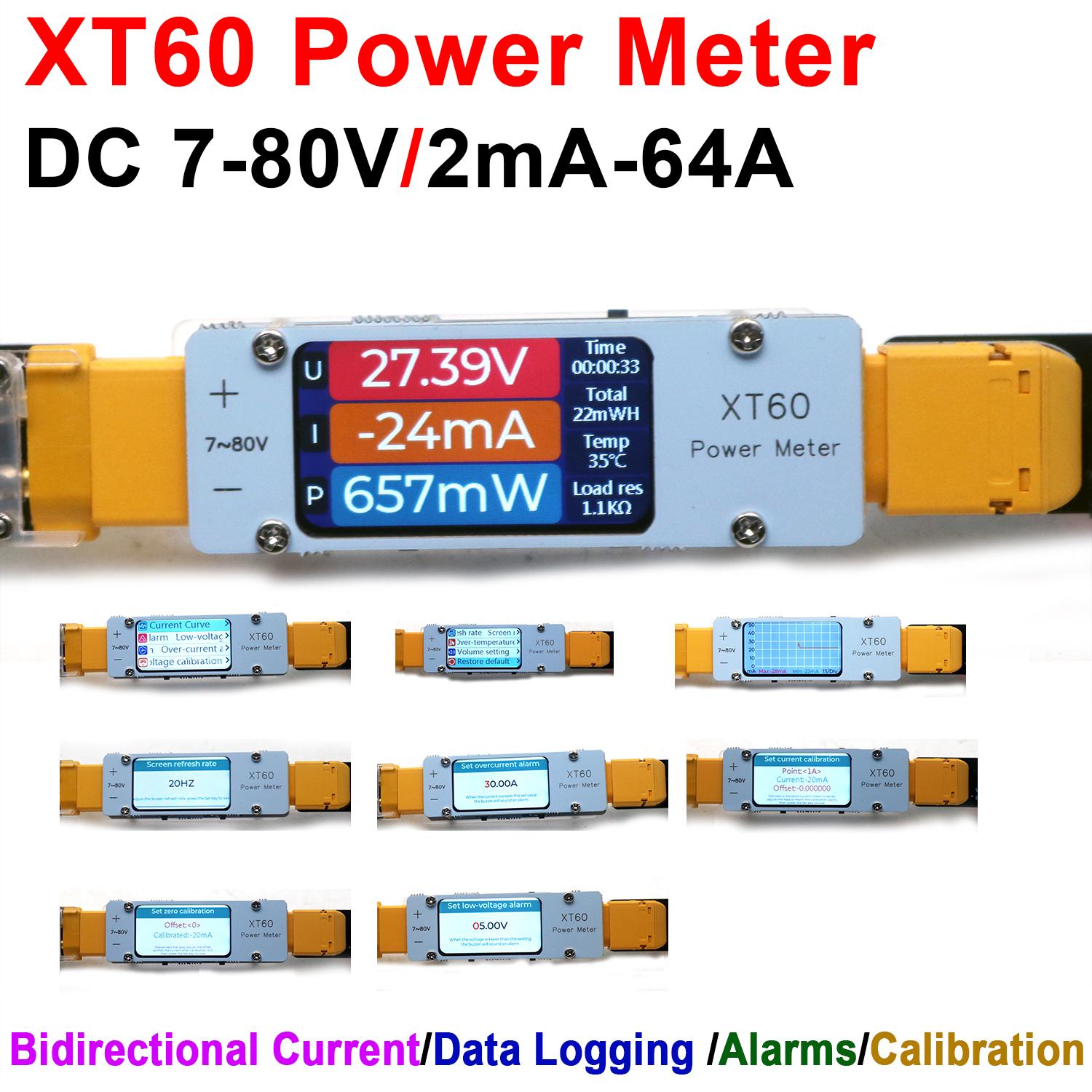 DC 7-80V 64A Bidirectional Pow - Drone Battery Alarm ulasan dan harga