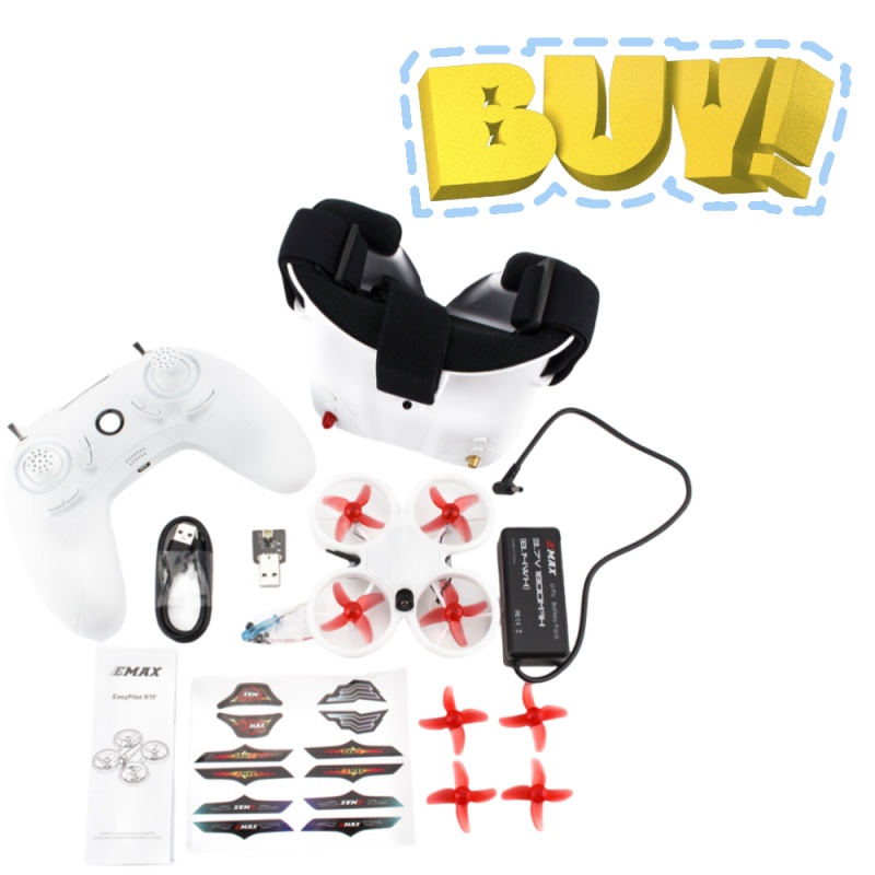EMAX EZ Pilot 82MM Mini 5.8G I - Drone Battery 3S ulasan dan harga
