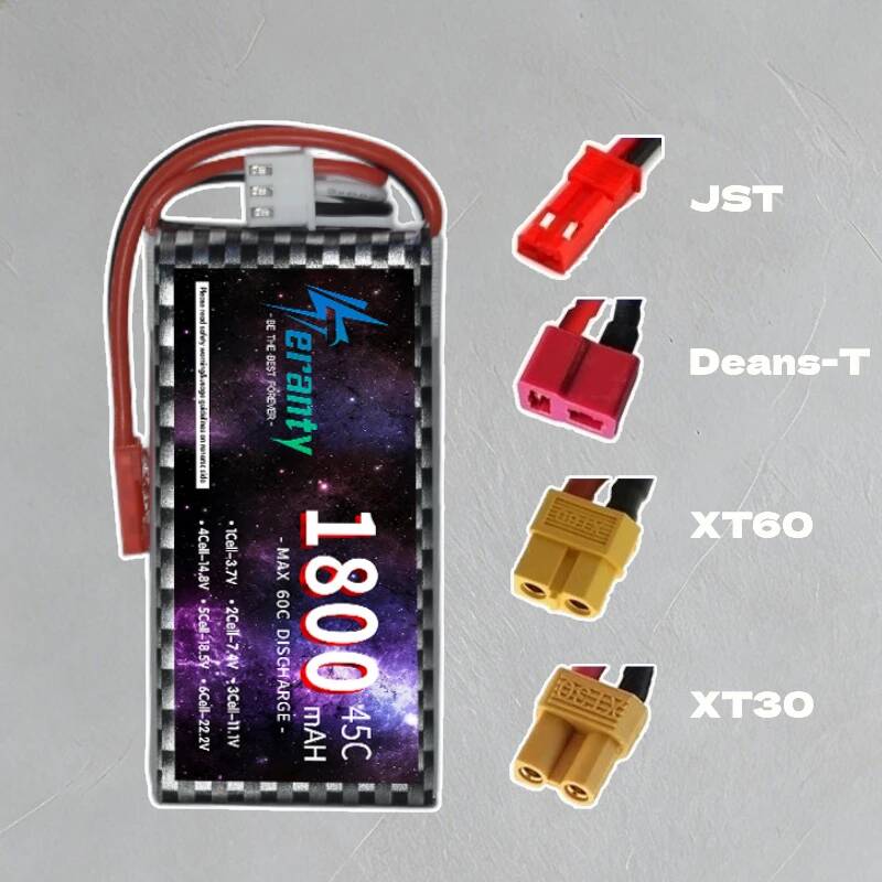 TERANTY 2S 3S 4S 1800mAh Lipo  - Drone Battery 4S ulasan dan harga