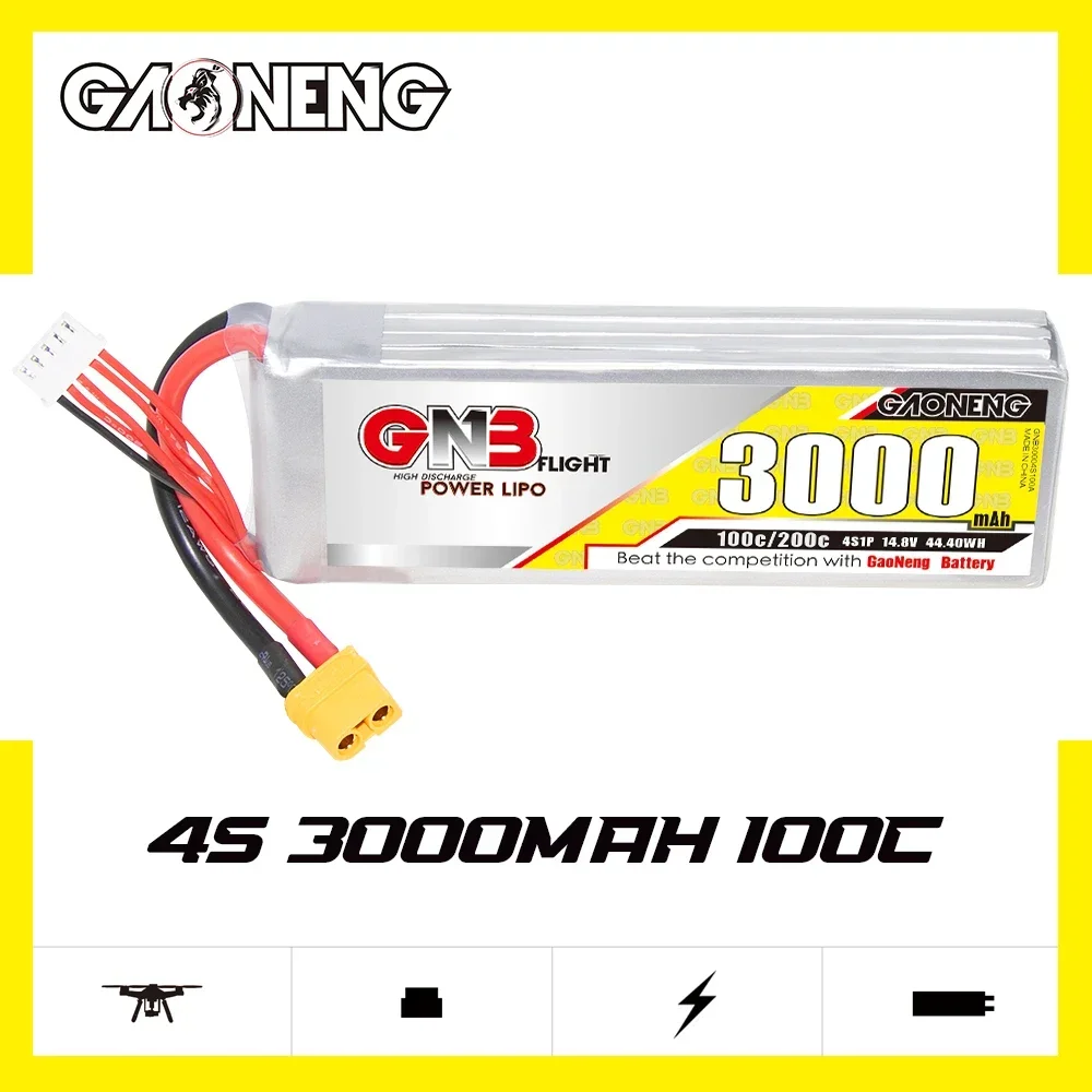 GAONENG GNB 3000mAh 4S 100C 20 - Drone Battery 4S ulasan dan harga