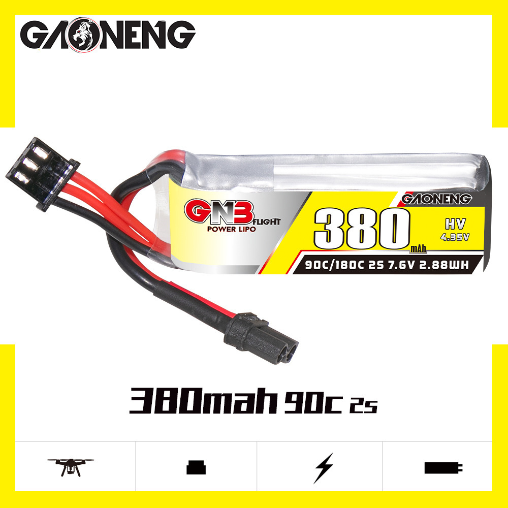 GNB 2S 7.6V 380mAh 90C/180C Li - Drone Battery Lipo ulasan dan harga