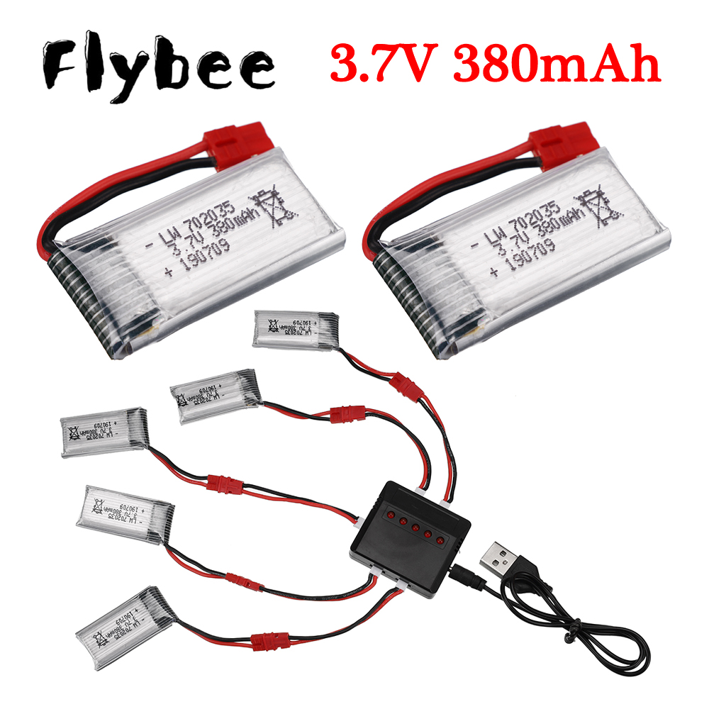 3.7V 380mAh Lipo Battery With  - Drone Battery Charger ulasan dan harga