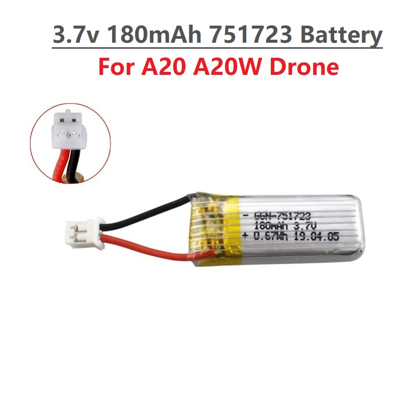 Original 3.7V 180mAh Lipo Batt - Drone Battery Li-Ion ulasan dan harga