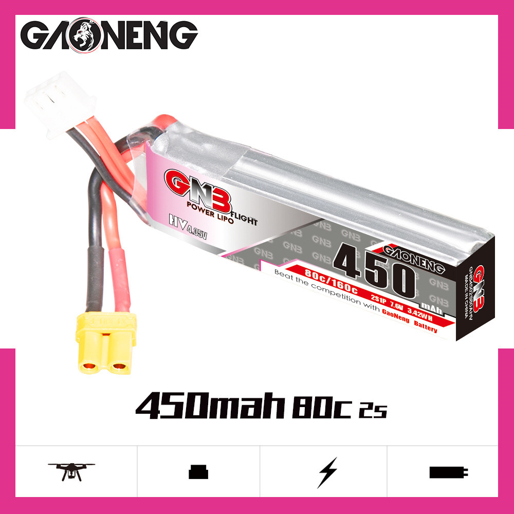 GNB LiPo Battery HV 2S 7.6V 45 - Drone Battery Lipo ulasan dan harga