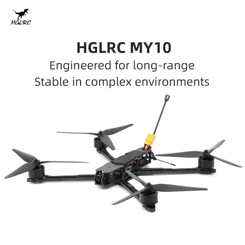 HGLRC MY10 Long Range FPV Dron - Drone Battery 6S ulasan dan harga