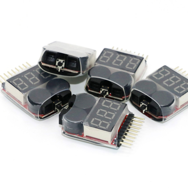Lipo Battery Voltage Tester vo - Drone Battery Alarm ulasan dan harga