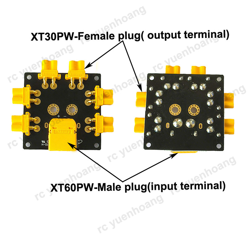 1PCS XT30PW-Female Power Distr - Drone Battery Parallel Board ulasan dan harga