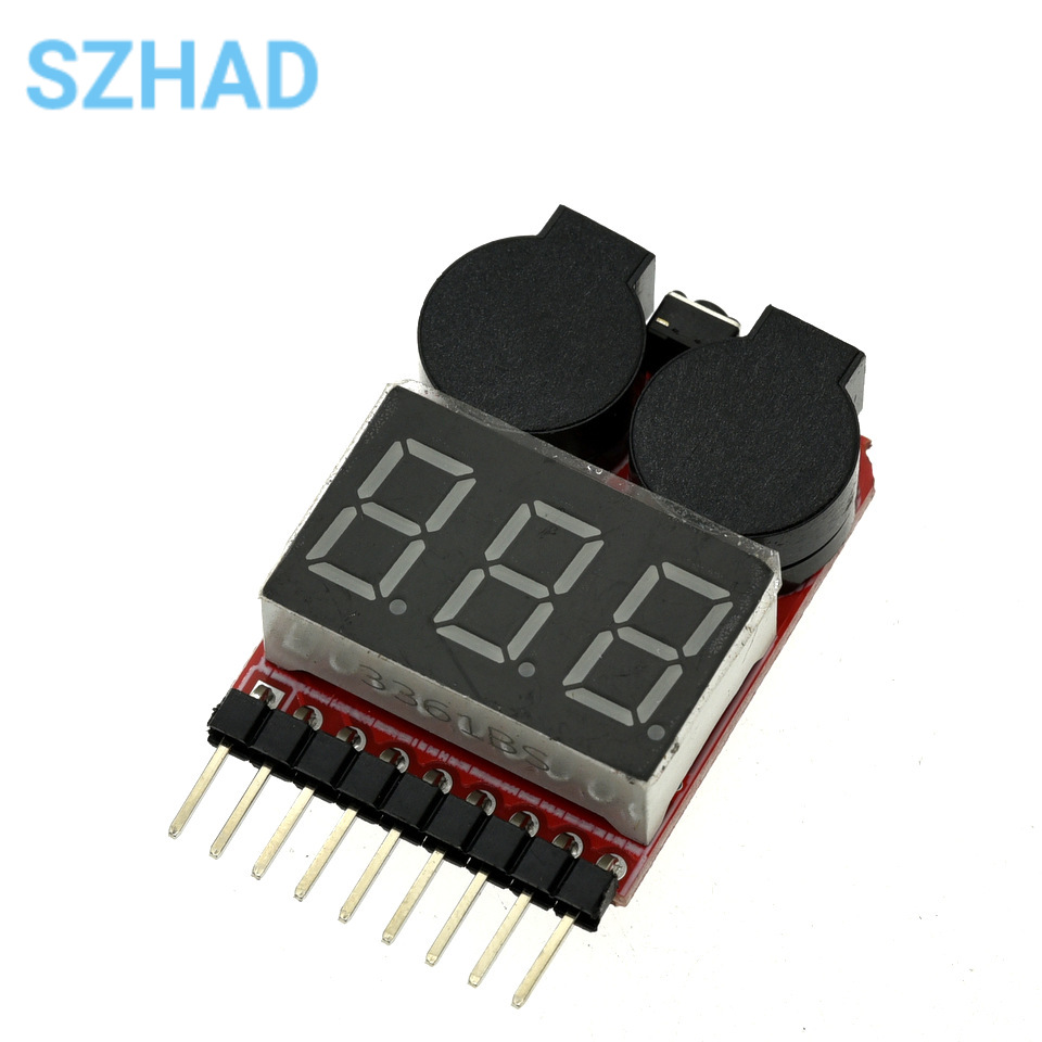 1-8S LiPo Battery Voltage Test - Drone Battery Voltage Checker ulasan dan harga
