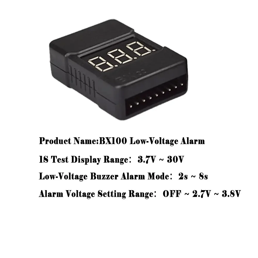 BX100 1-8S Lipo Battery Voltag - Drone Battery Alarm ulasan dan harga