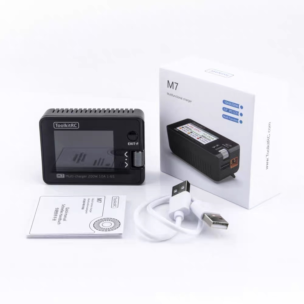For ToolkitRC M7 200W 10A DC C - Drone Battery Voltage Checker ulasan dan harga