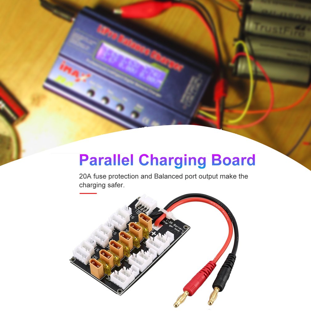 1S-3S 20A XT30 Plug Lipo Batte - Drone Battery Parallel Board ulasan dan harga
